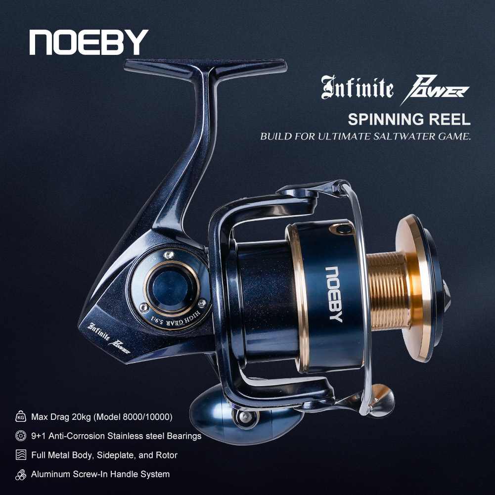 Abu Garcia Reel Max - Moulinet de pêche spinning Noeby Infinite