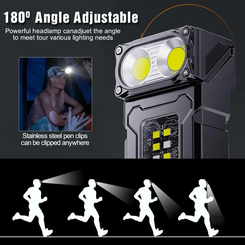 180 °   Lampe torche LED rotat - Fishing Light avis et prix