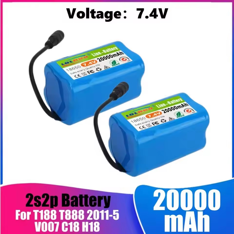Batterie 7.4V 20000mAh avec ch - Fish Finder Charger avis et prix