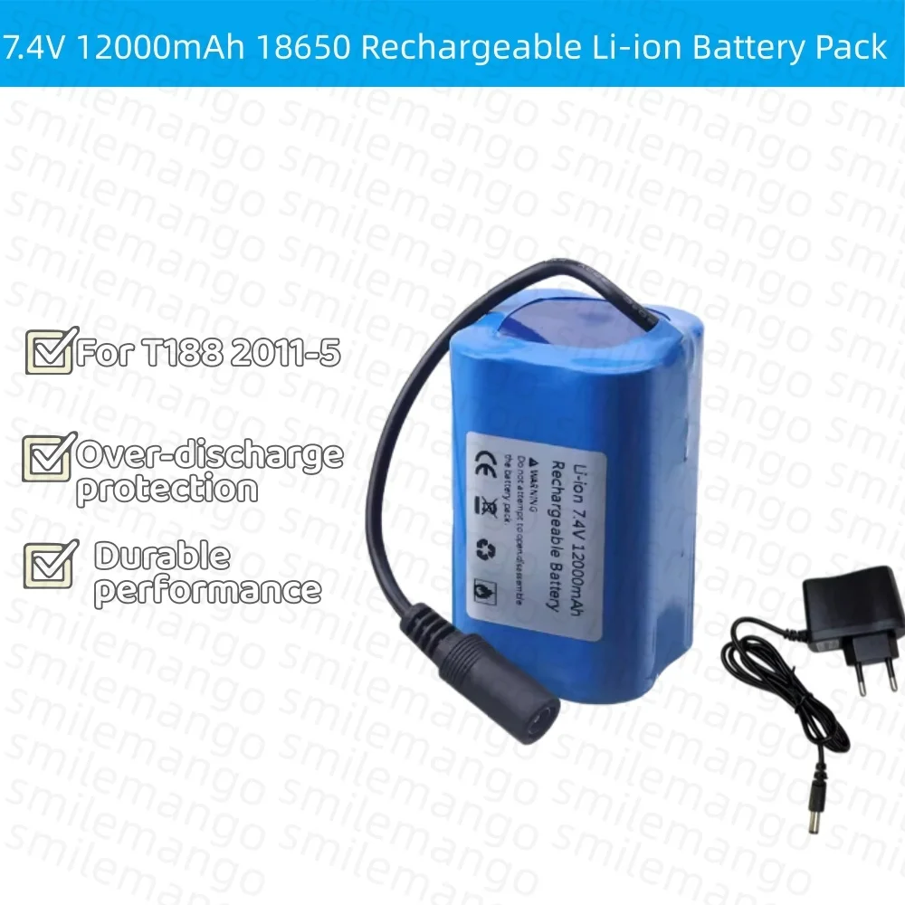 Batterie 7.4V 12000mAh avec ch - Fish Finder Charger avis et prix